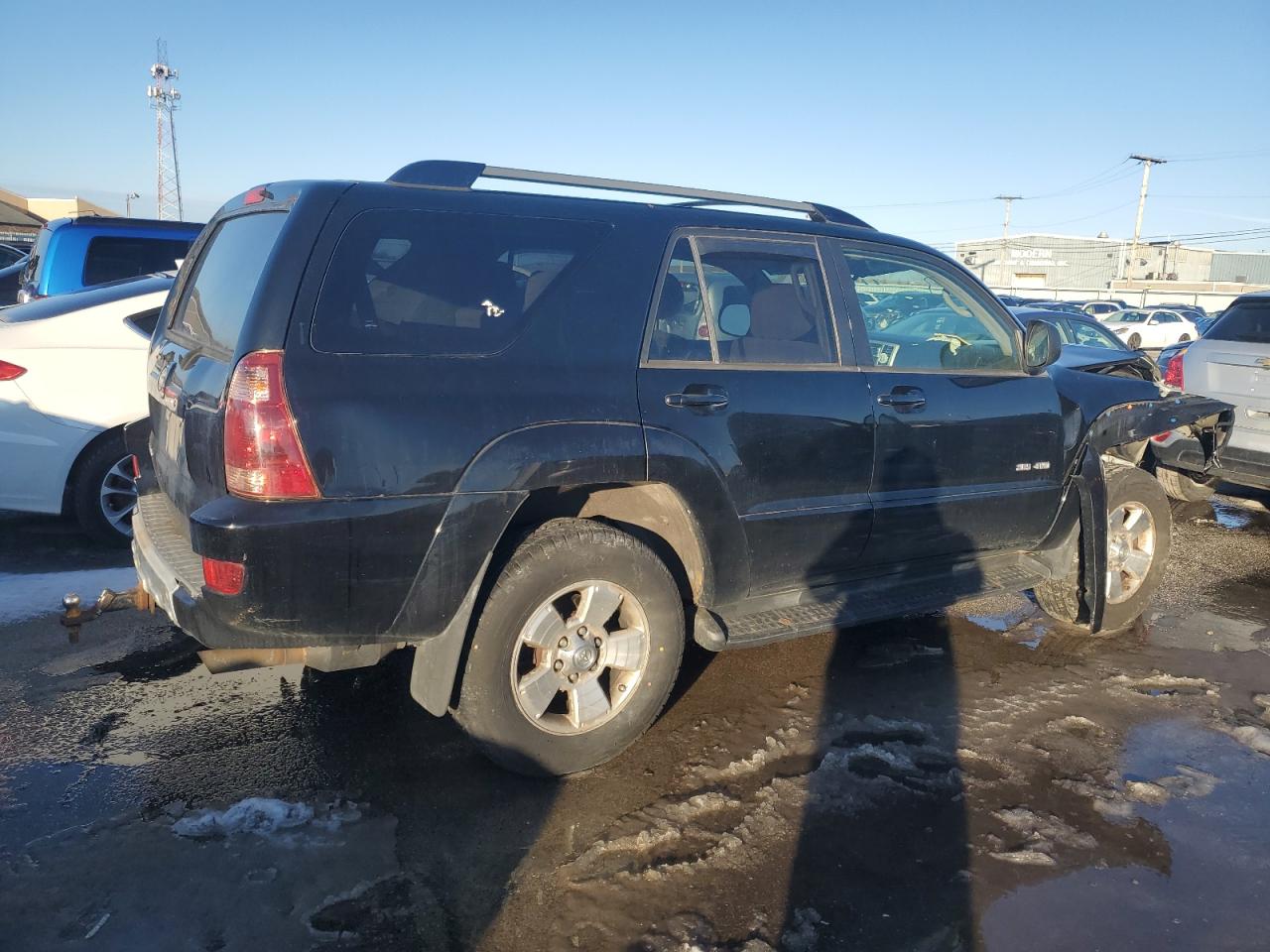 2004 Toyota 4Runner VIN JTEBU14R240038147 Copart auction photo, all over / front end damage thumbnail 3