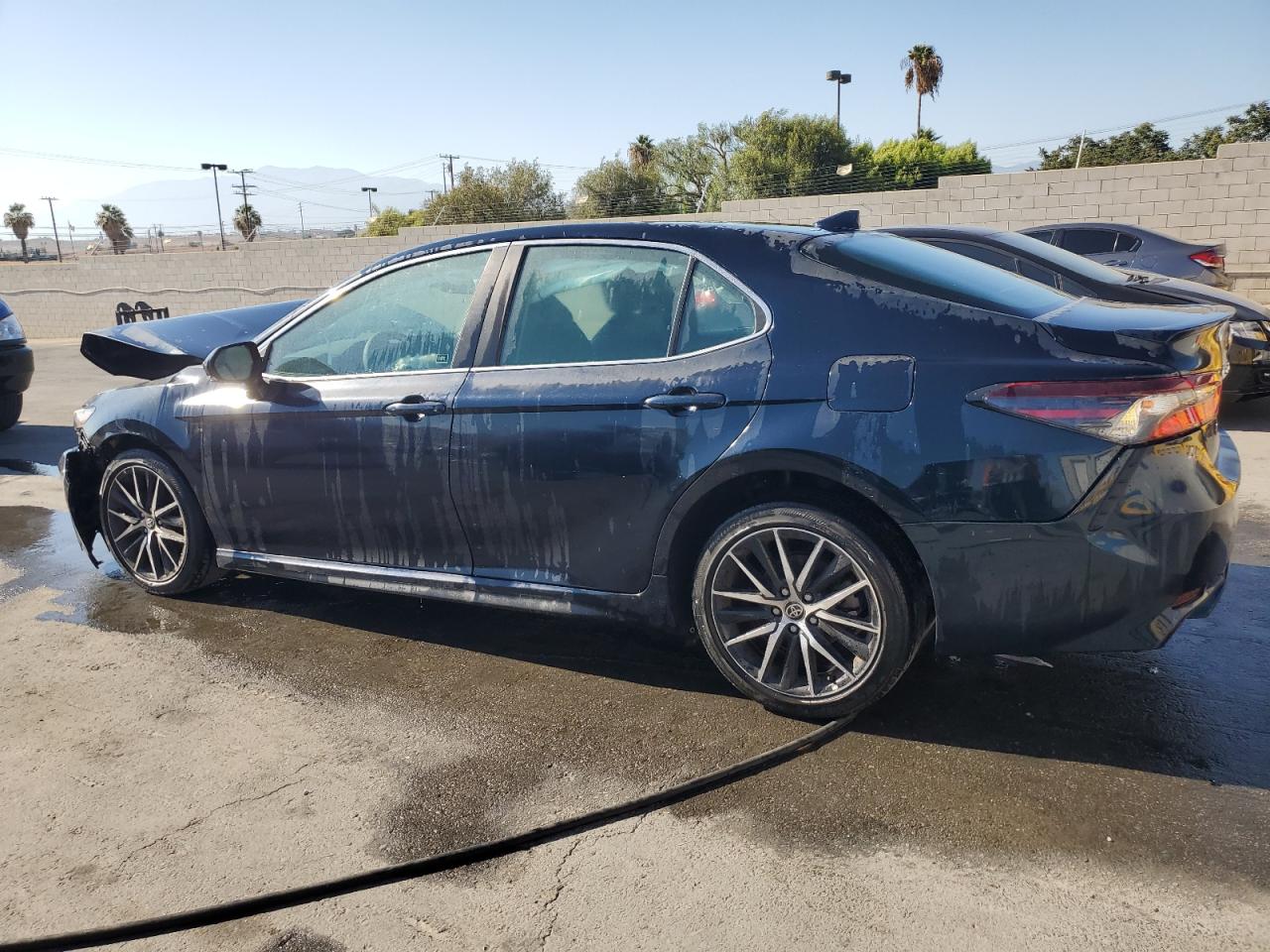 2021 Toyota Camry VIN 4T1T11AK0MU485055 Copart auction photo, front end damage thumbnail 2