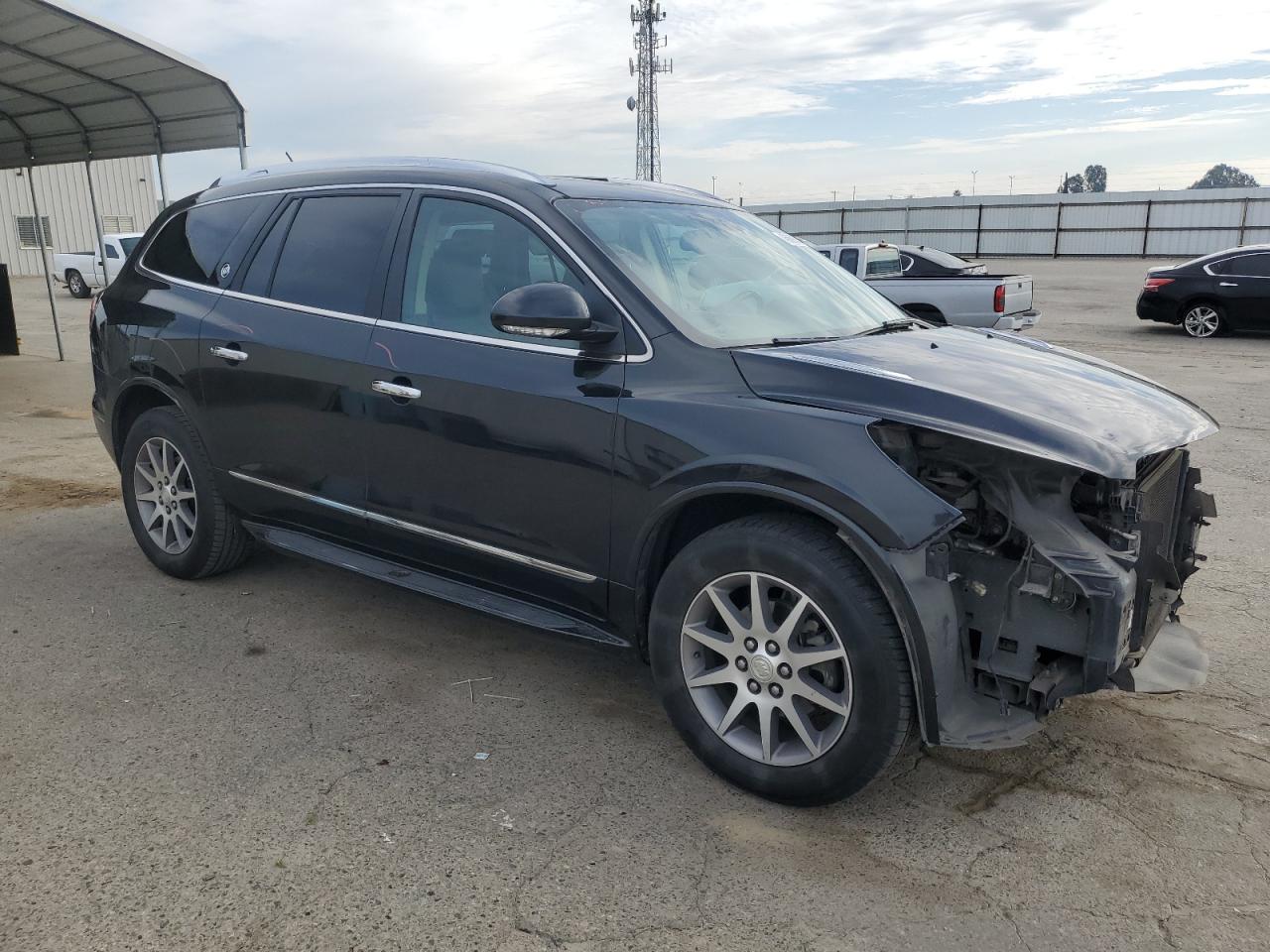 2013 Buick Enclave VIN 5GAKRCKD0DJ199715 Copart auction photo, front end damage thumbnail 4