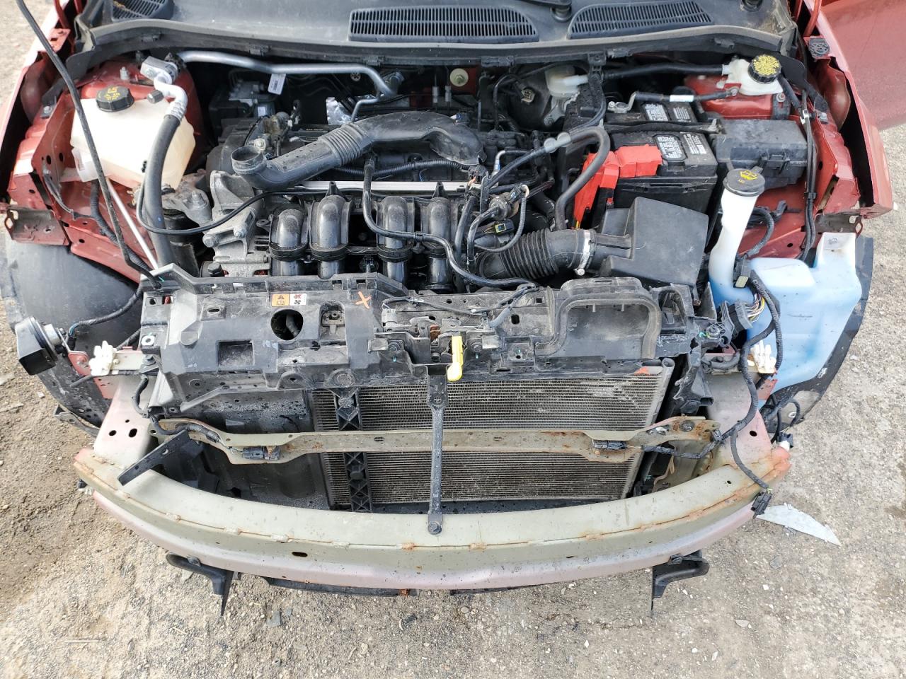 2019 Ford Fiesta VIN 3FADP4EJ0KM120988 Copart auction photo, front end / minor dent/scratches damage thumbnail 11