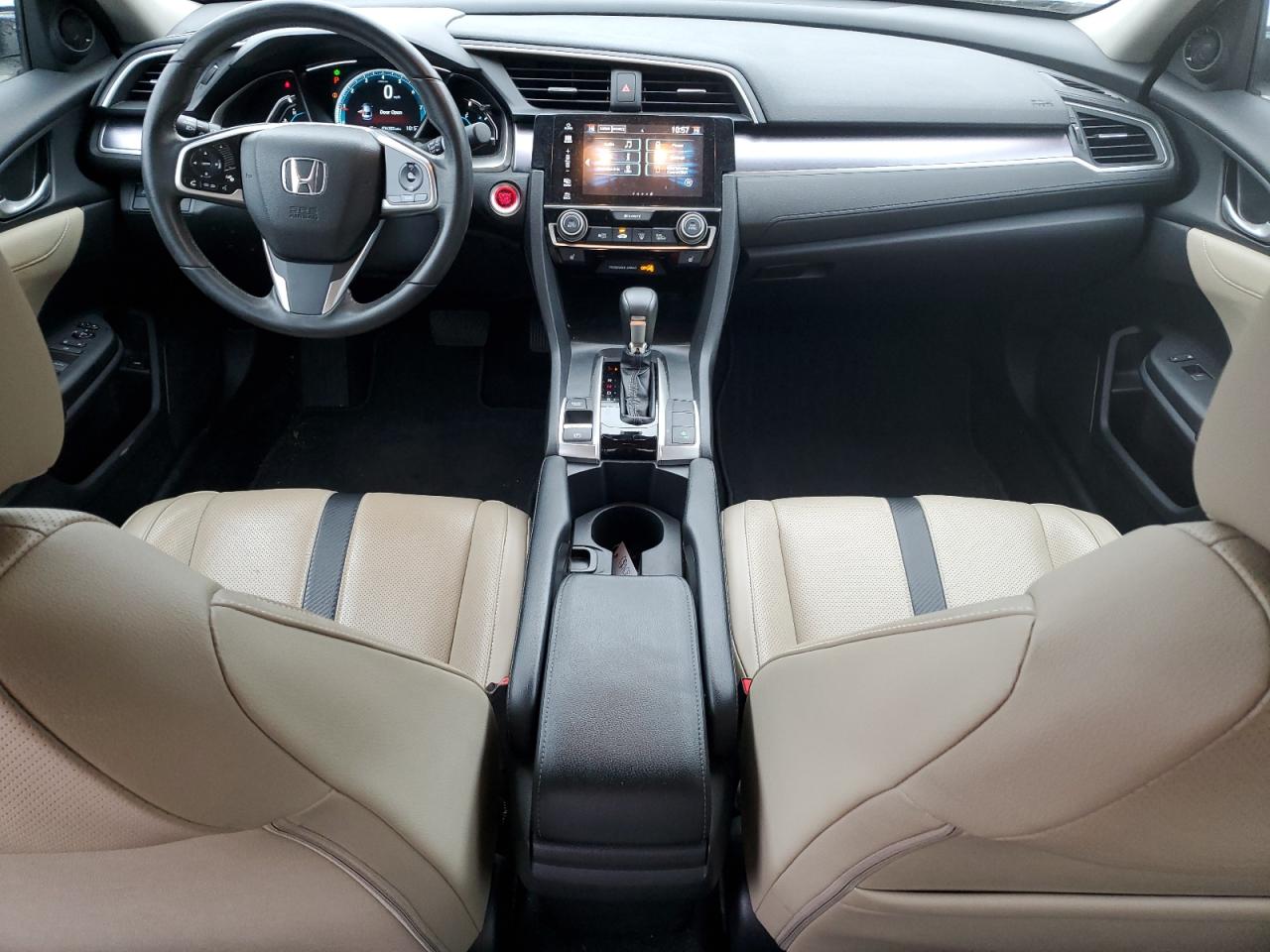 2017 Honda Civic VIN 19XFC1F70HE023146 Copart auction photo, rear end damage thumbnail 8