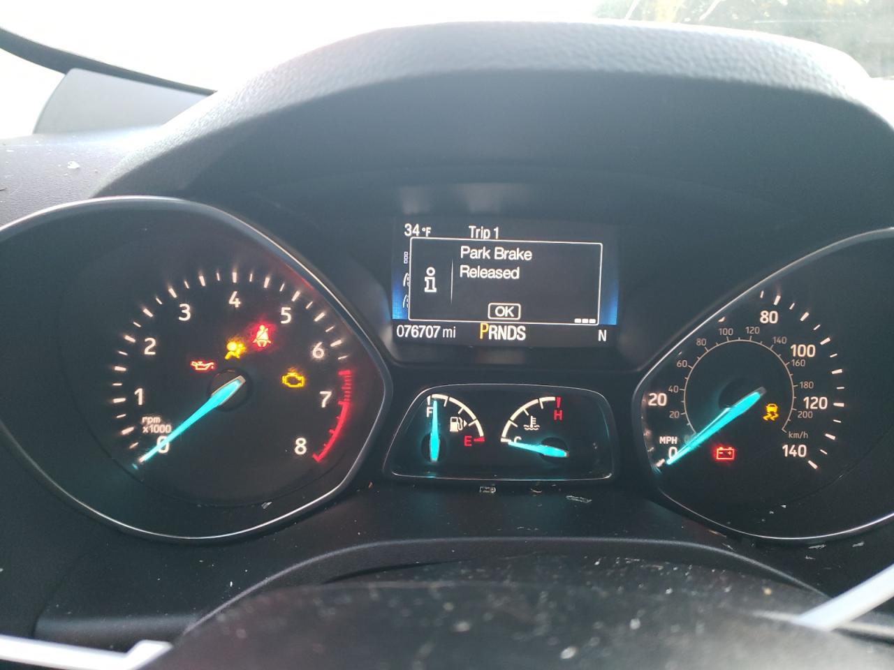 2018 Ford Escape VIN 1FMCU9HD9JUC60772 Copart auction photo, rollover / front end damage thumbnail 9