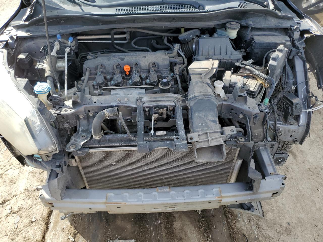 2016 Honda HR-V VIN 3CZRU5H50GM753005 Copart auction photo, front end damage thumbnail 12