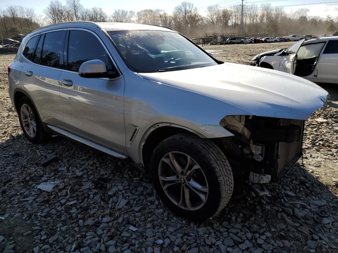 2019 BMW X3 VIN 5UXTR9C58KLP86872 Copart auction photo, front end damage thumbnail 4