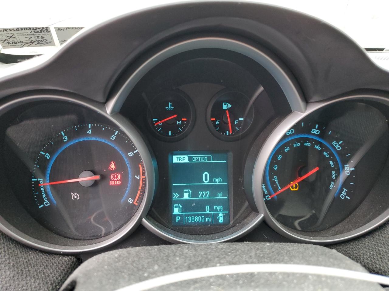 2013 Chevrolet Cruze VIN 1G1PC5SB8D7133483 Copart auction photo, front end damage thumbnail 9