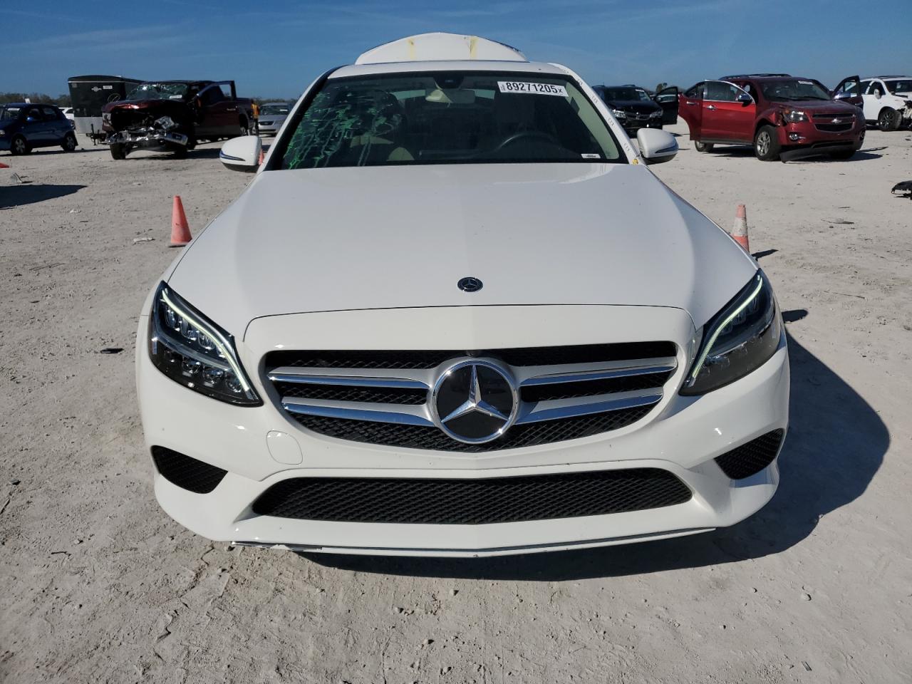 2019 Mercedes-Benz C-klasse VIN 55SWF8DB0KU304290 Copart auction photo, rear end damage thumbnail 5