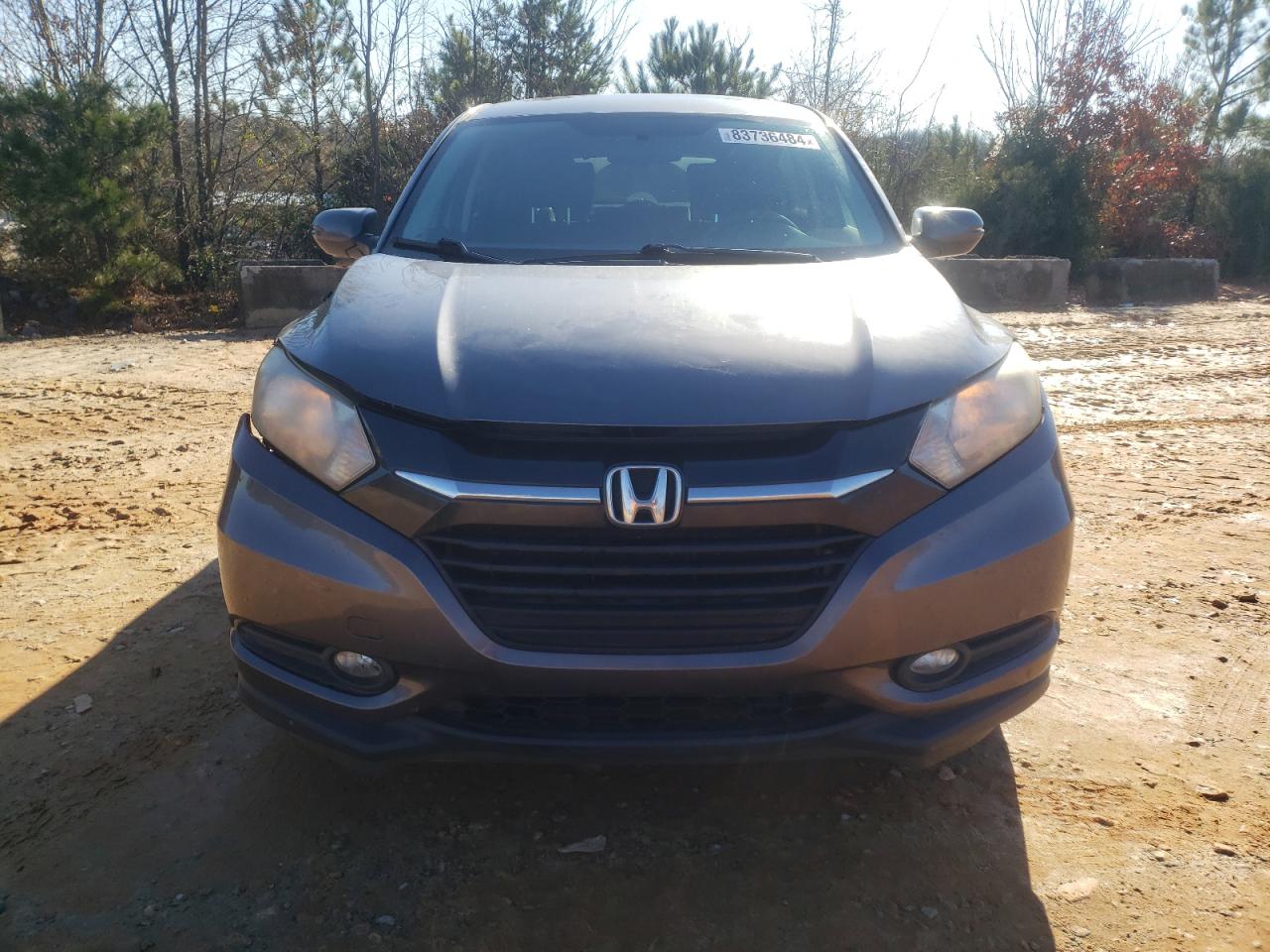 2016 Honda HR-V VIN 3CZRU5H58GM734525 Copart auction photo, front end / side damage thumbnail 5