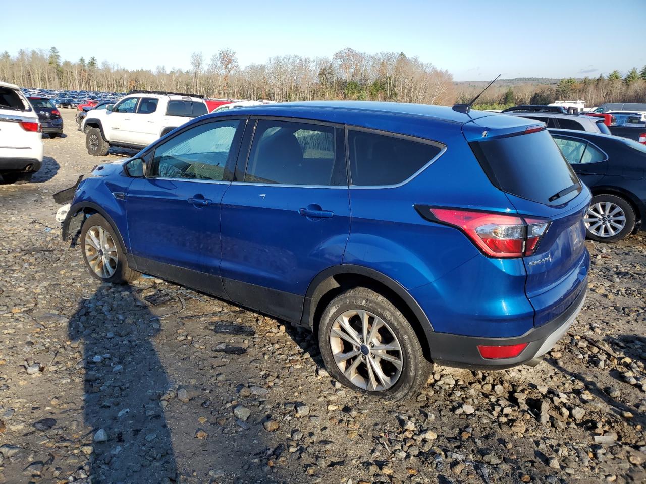 2017 Ford Escape VIN 1FMCU0GD0HUE40150 Copart auction photo, front end damage thumbnail 2