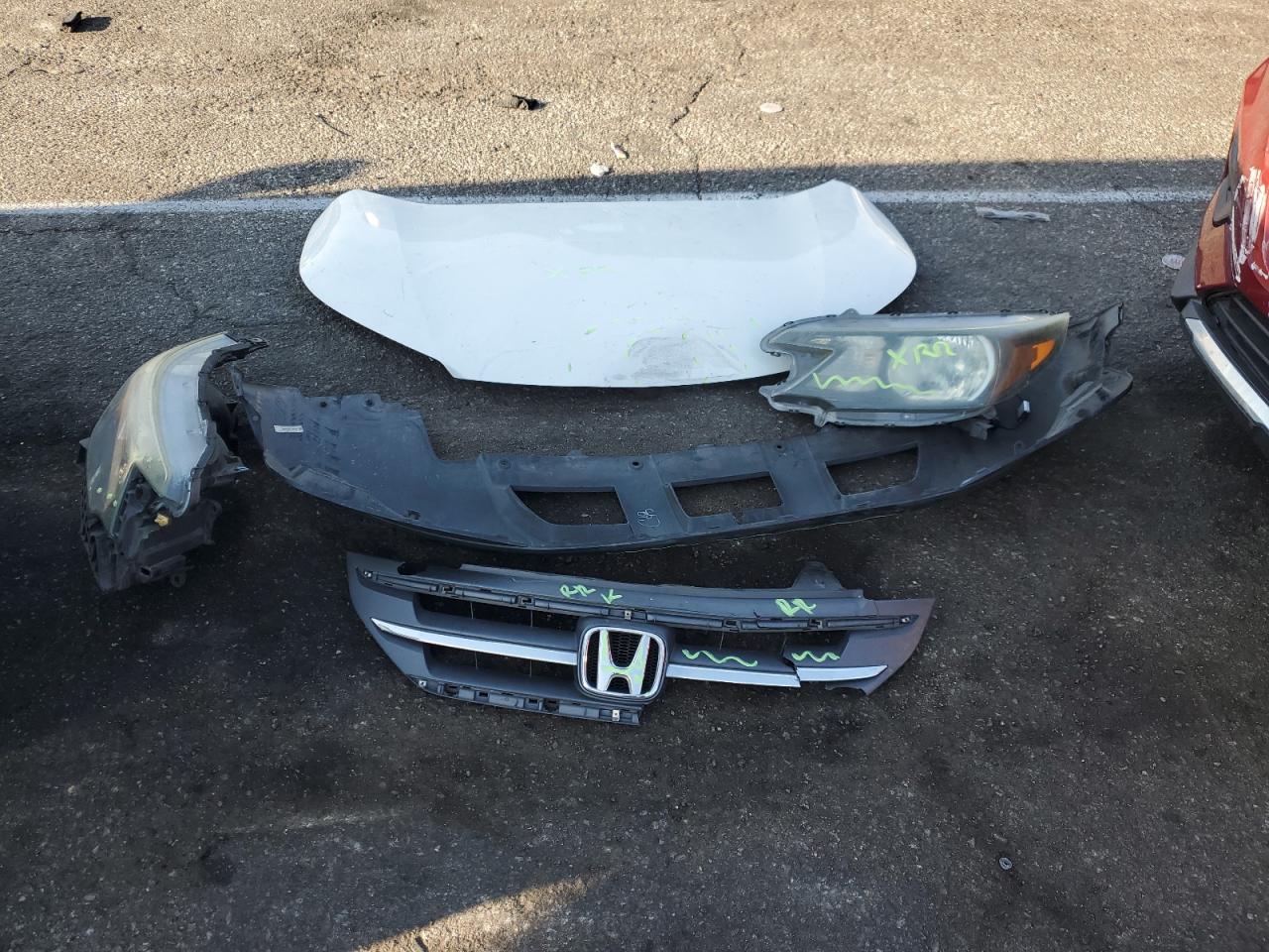 2013 Honda CR-V VIN 5J6RM3H39DL015431 Copart auction photo, front end damage thumbnail 13
