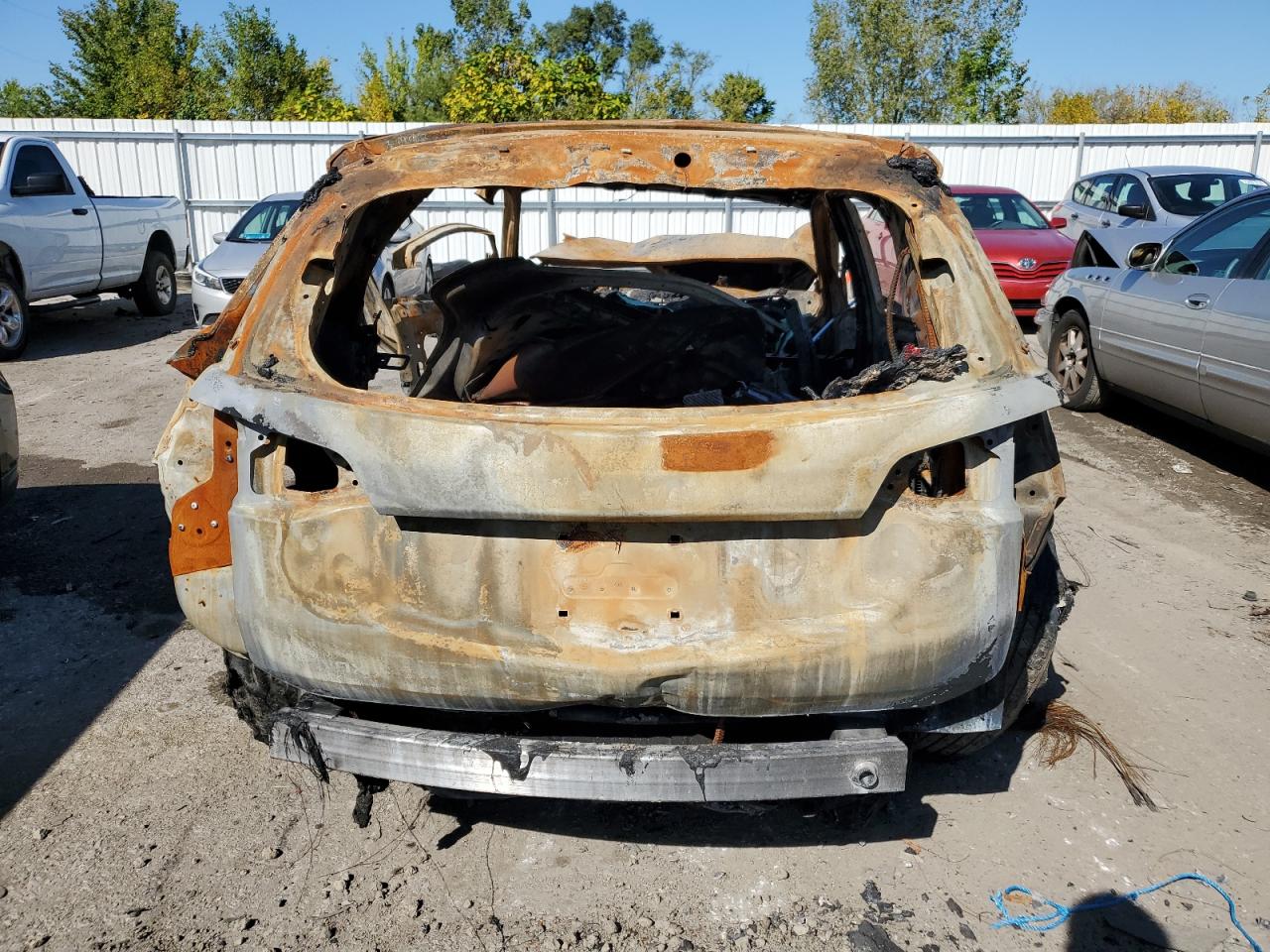 2022 Chevrolet Equinox VIN 3GNAXHEV0NS147302 Copart auction photo, burn damage thumbnail 6