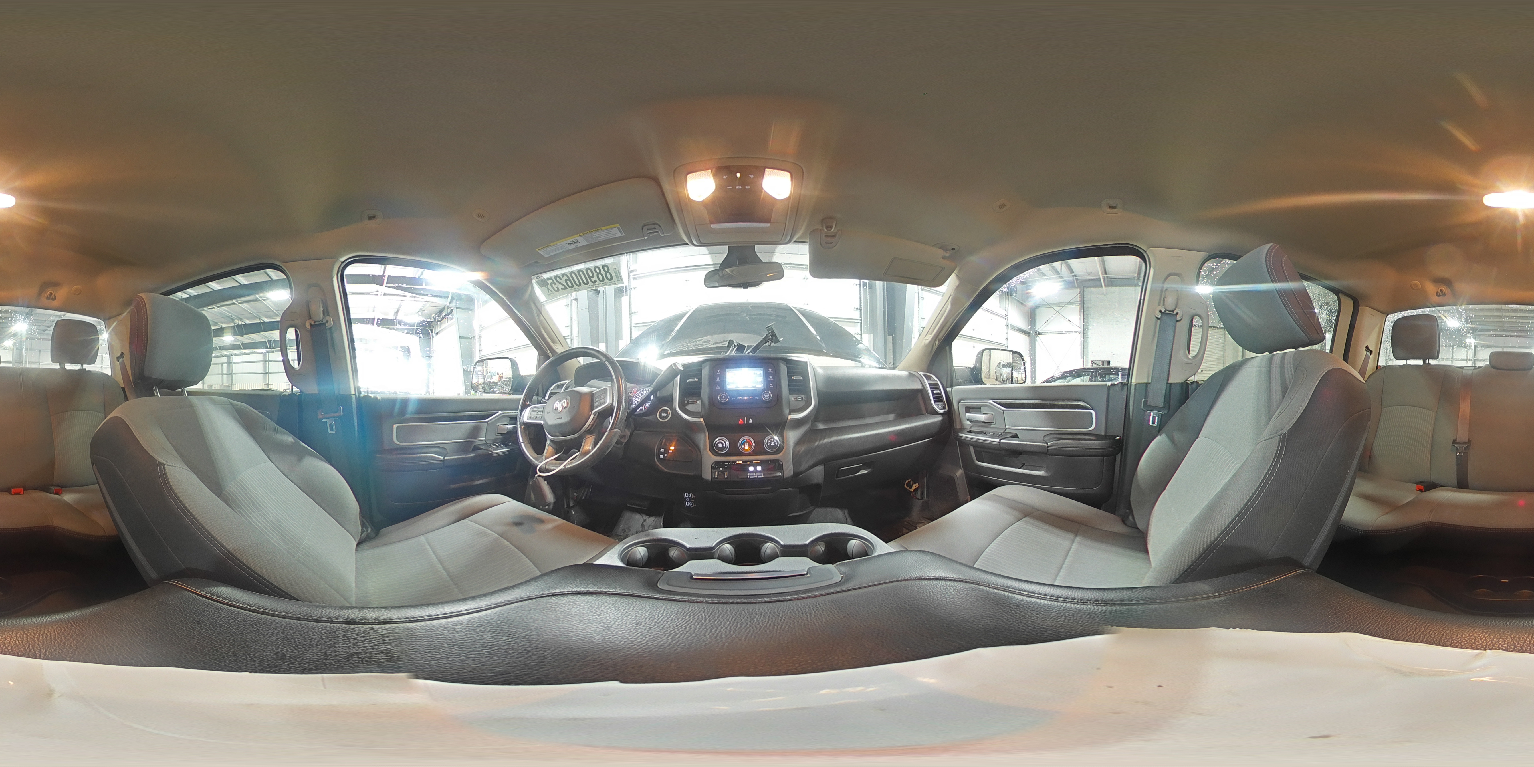 2019 RAM 2500 VIN 3C6UR5DLXKG620871 Copart auction photo, front end / side damage thumbnail 15