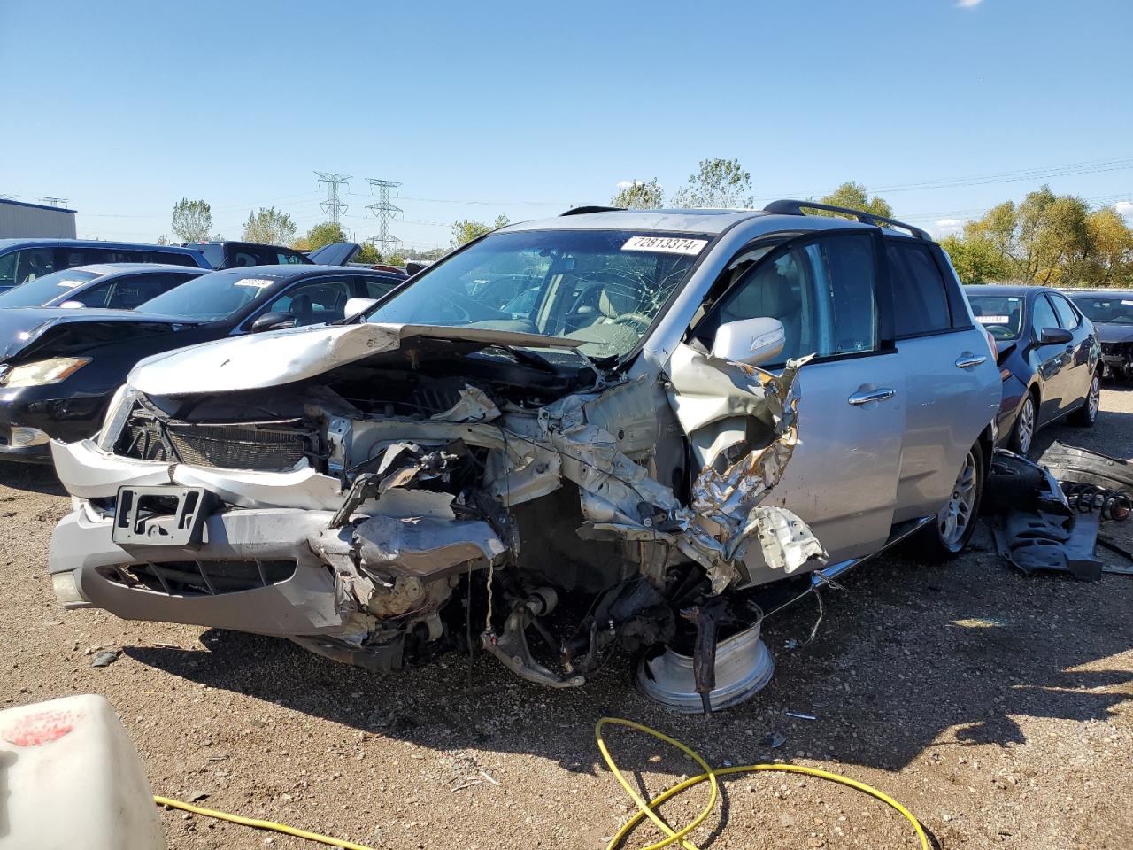 2007 Acura MDX VIN 2HNYD283X7H543681
