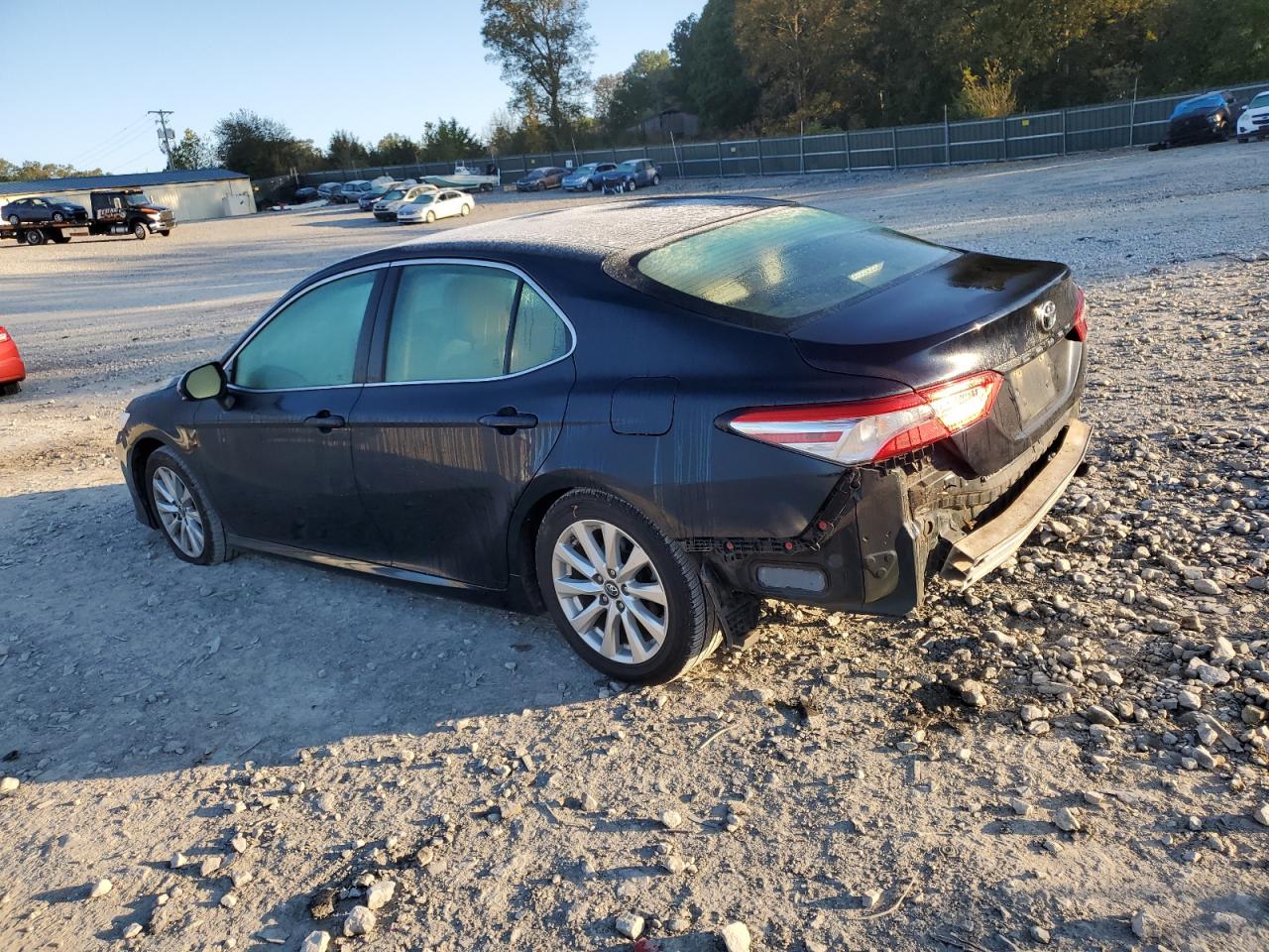 2018 Toyota Camry VIN 4T1B11HK8JU535245 Copart auction photo, rear end / undercarriage damage thumbnail 2