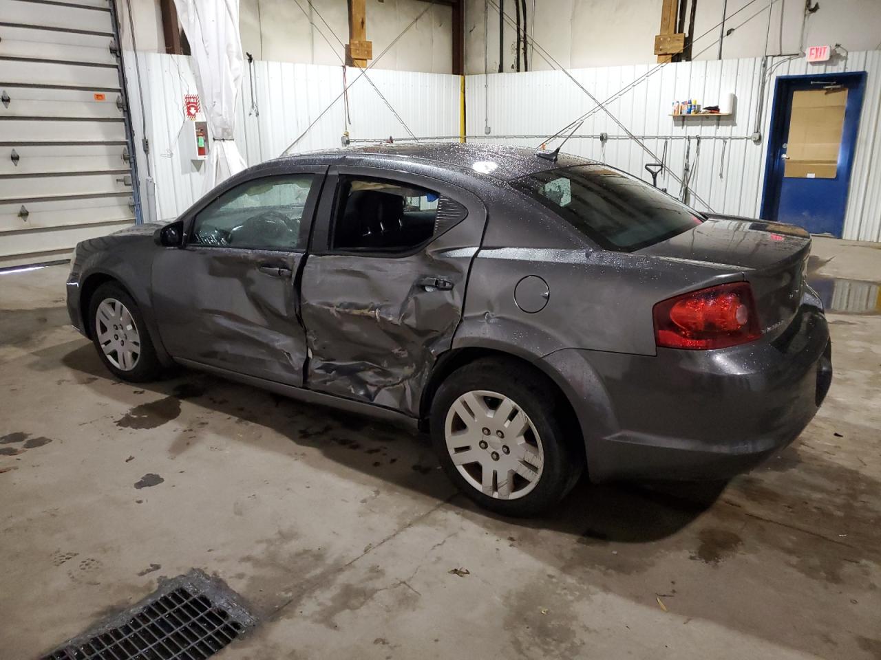 2014 Dodge Avenger VIN 1C3CDZAG8EN219143 Copart auction photo, side damage thumbnail 2