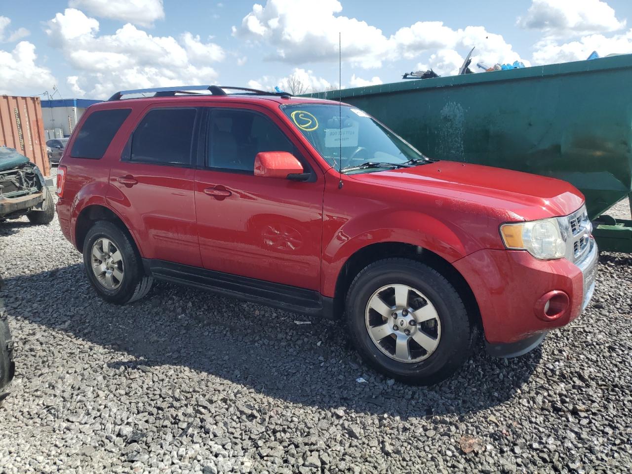 2011 Ford Escape VIN 1FMCU9EGXBKC07722 Copart auction photo, front end damage thumbnail 4
