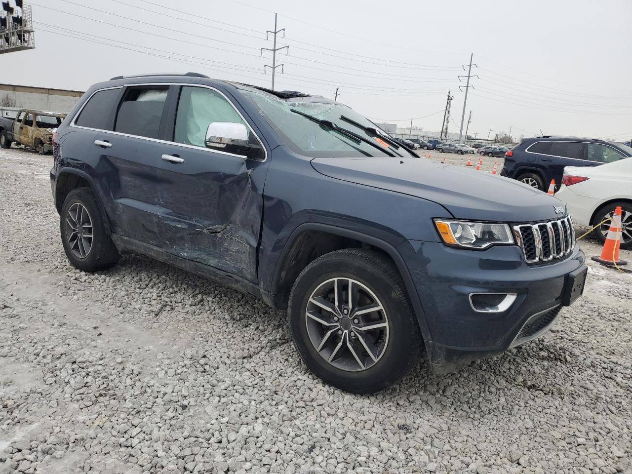 2020 Jeep Grand Cherokee VIN 1C4RJFBG7LC121449 Copart auction photo, rollover damage thumbnail 4