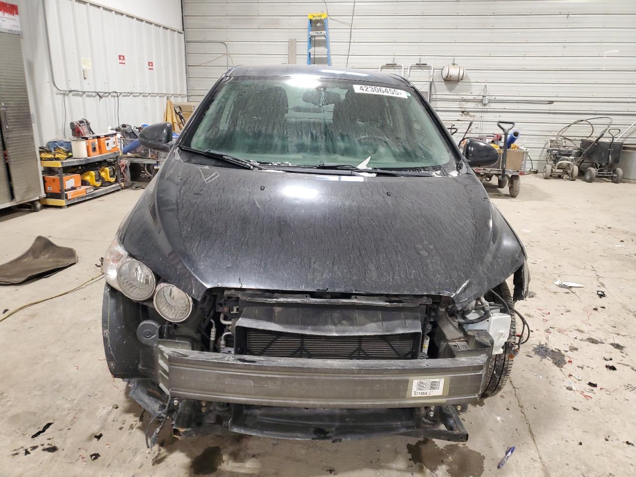 2016 Chevrolet Sonic VIN 1G1JA5SH4G4111972 Copart auction photo, all over damage thumbnail 5