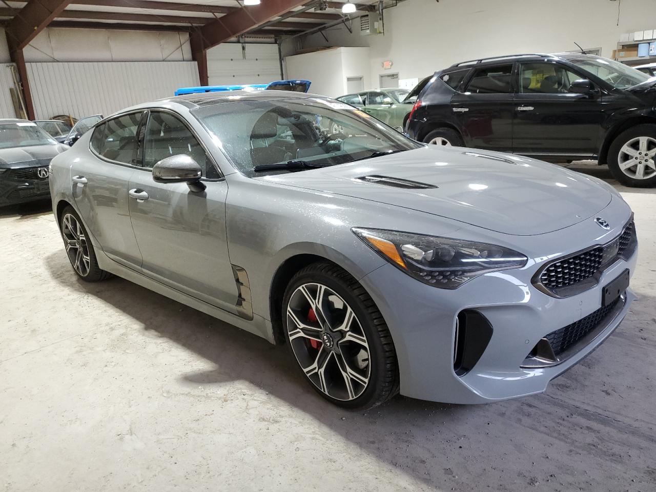 2020 KIA Stinger VIN KNAE55LC5L6080856 Copart auction photo, side / rear end damage thumbnail 4