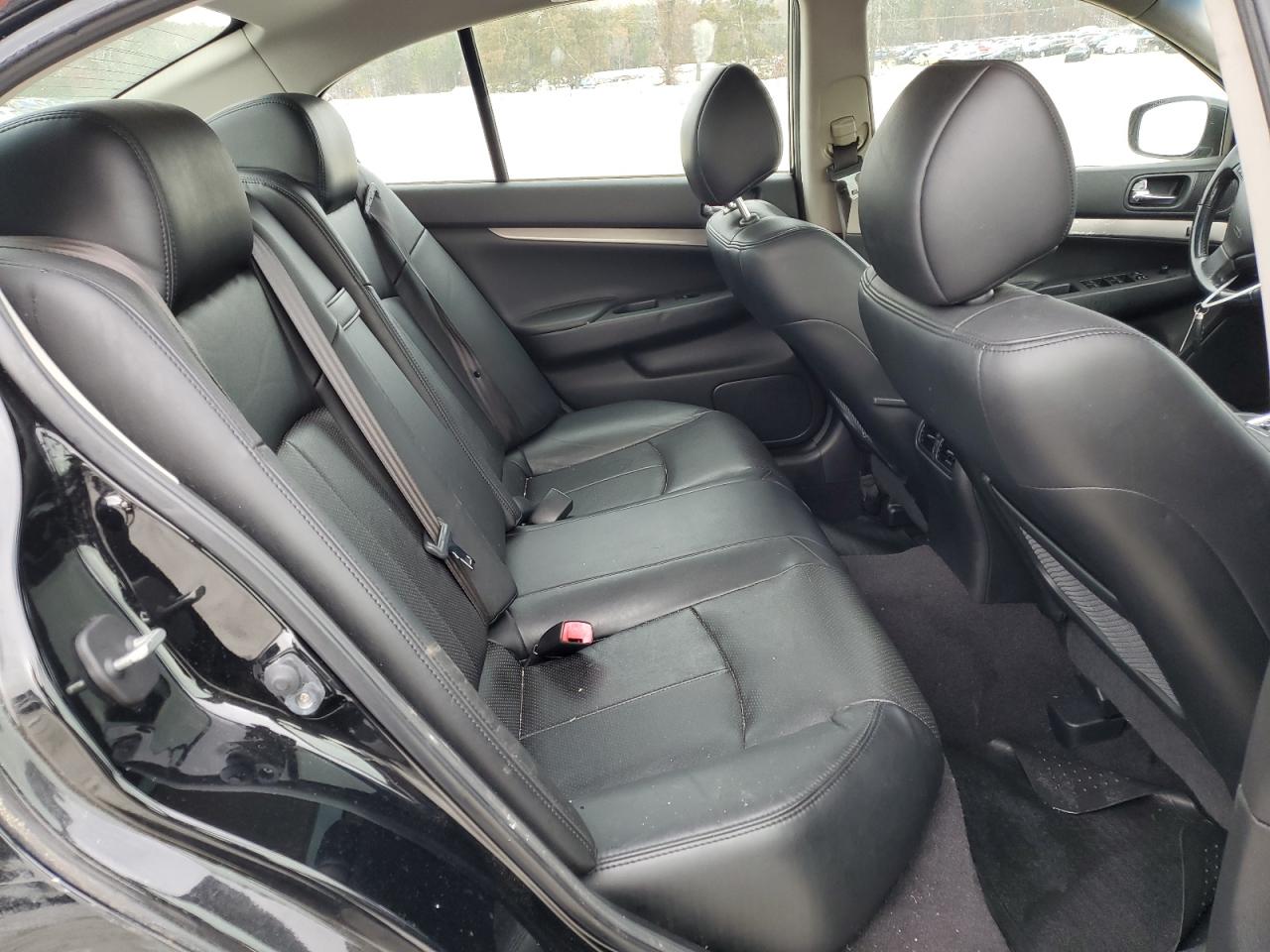 2013 Infiniti G VIN JN1CV6AR5DM354337 Copart auction photo, rear end damage thumbnail 10
