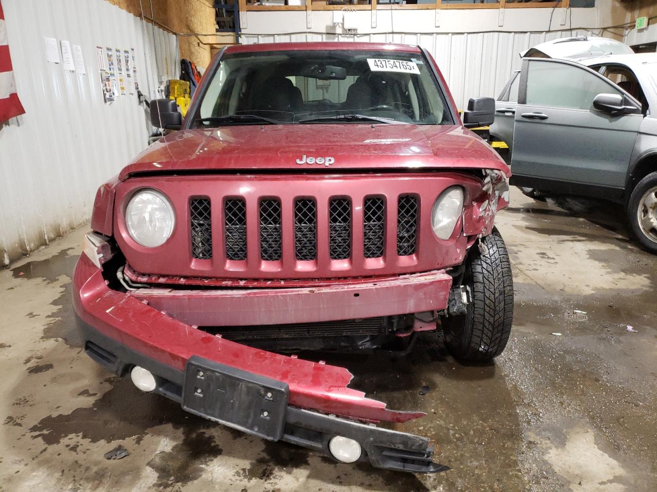 2012 Jeep Liberty (Patriot) VIN 1C4NJRFB0CD715650 Copart auction photo, front end damage thumbnail 5