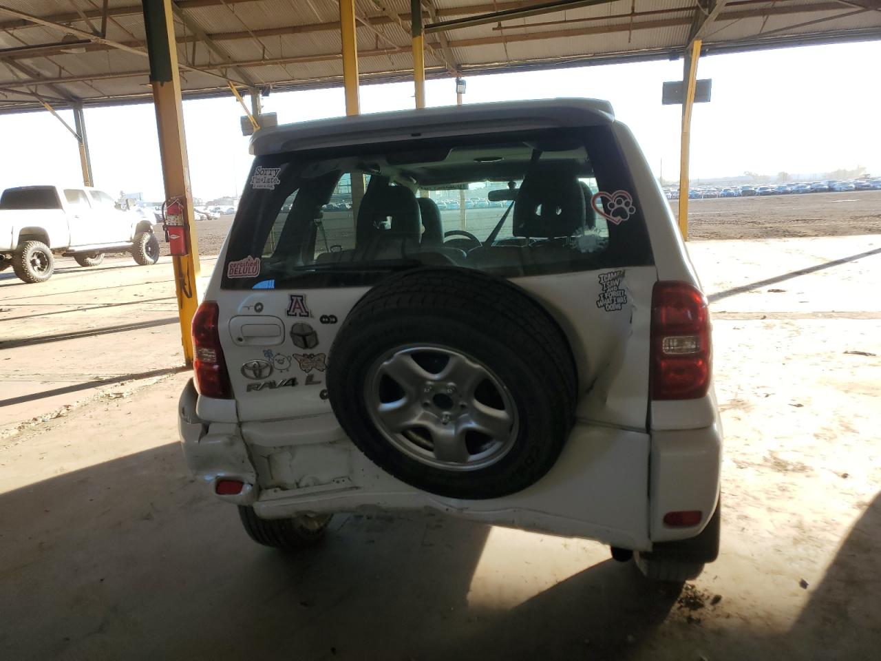 2005 Toyota RAV 4 VIN JTEGD20V850047225 Copart auction photo, rear end damage thumbnail 6