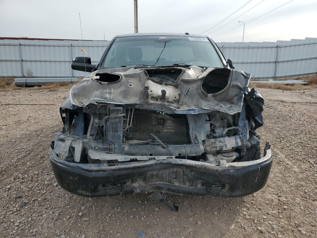 2017 RAM 1500 VIN 3C6RR7KT6HG542960 Copart auction photo, front end / side damage thumbnail 5