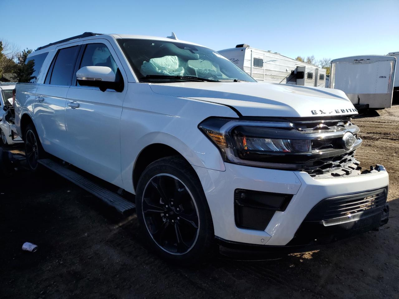 2022 Ford Expedition VIN 1FMJK2AT6NEA50782 Copart auction photo, front end / rear end damage thumbnail 4
