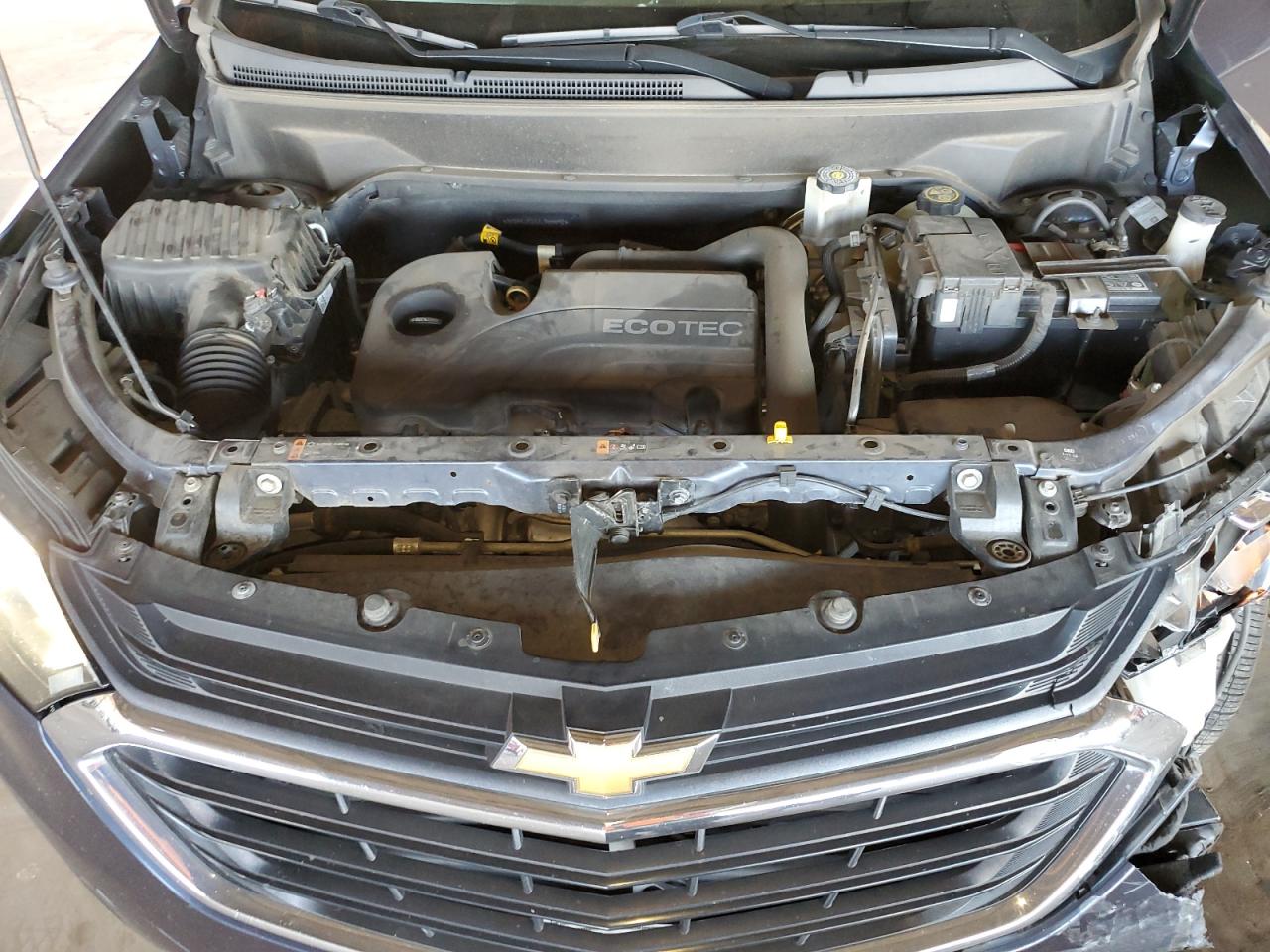 2018 Chevrolet Equinox VIN 3GNAXJEV7JL355592 Copart auction photo, front end damage thumbnail 13