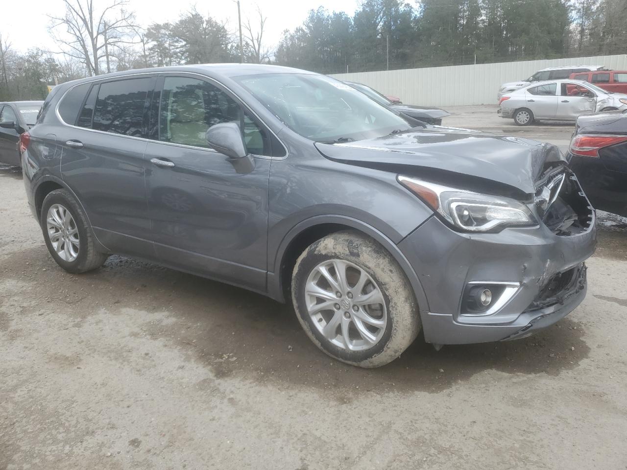 2020 Buick Envision VIN LRBFXBSA9LD213340 Copart auction photo, front end damage thumbnail 4