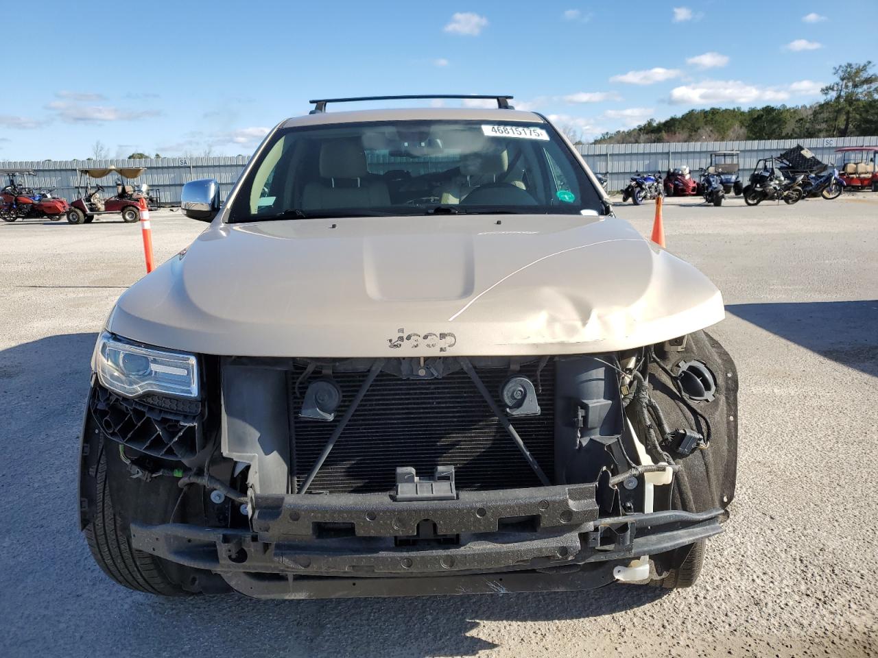 2015 Jeep Grand Cherokee VIN 1C4RJEBG8FC614815 Copart auction photo, front end damage thumbnail 5