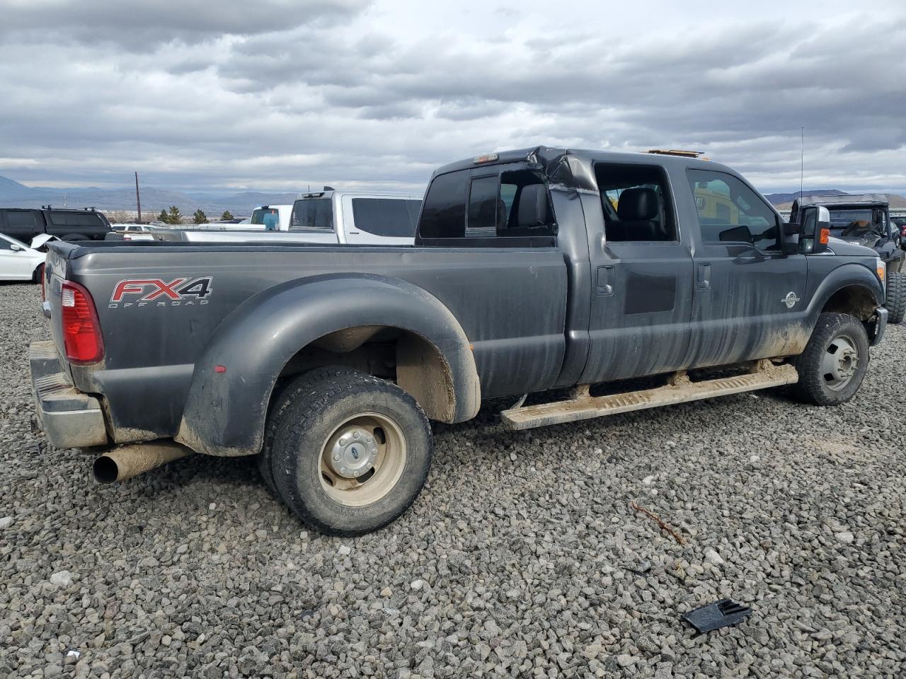 2016 Ford F350 VIN 1FT8W3DT5GEA49733 Copart auction photo, side / top/roof damage thumbnail 3