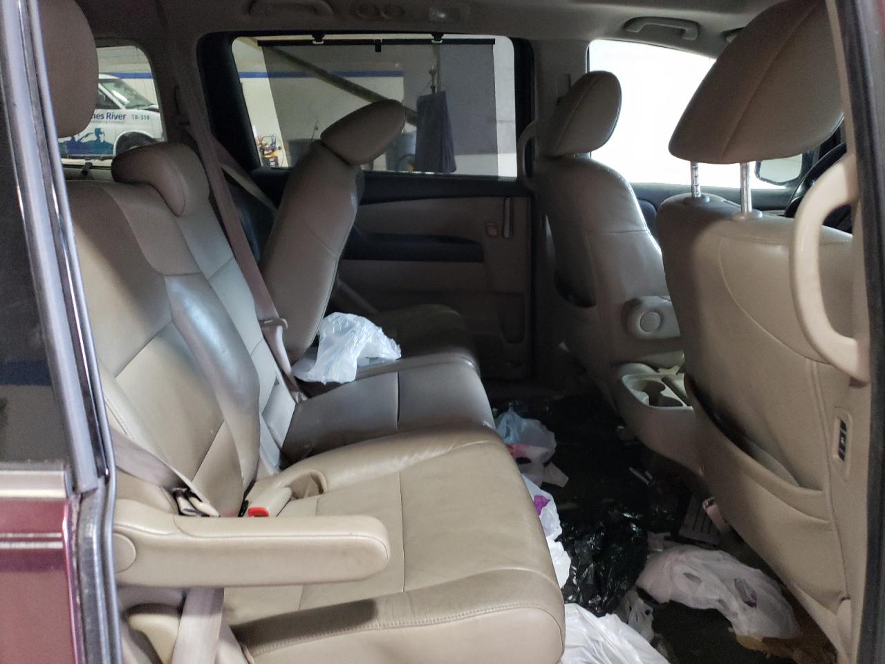 2012 Honda Odyssey VIN 5FNRL5H92CB066523 Copart auction photo, front end / side damage thumbnail 11