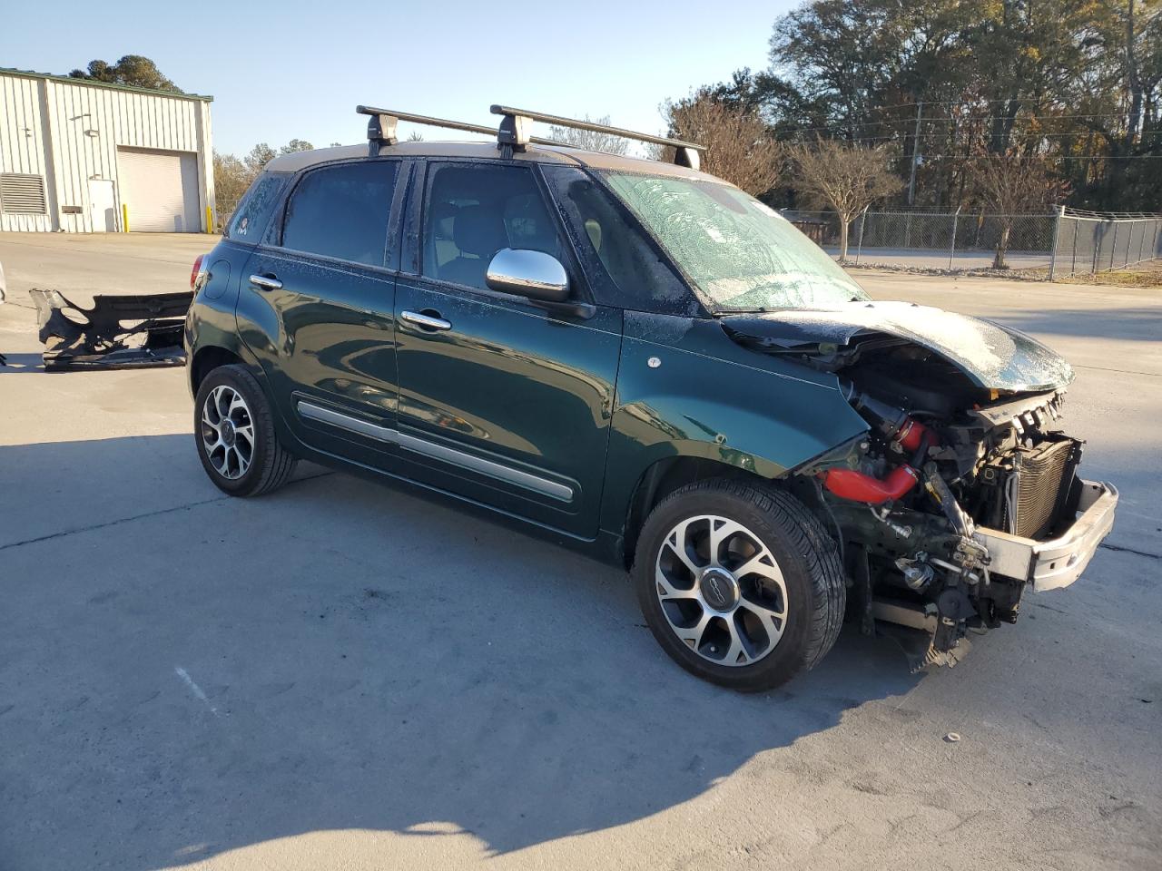 2014 Fiat 500 VIN ZFBCFACH9EZ022054 Copart auction photo, front end damage thumbnail 4