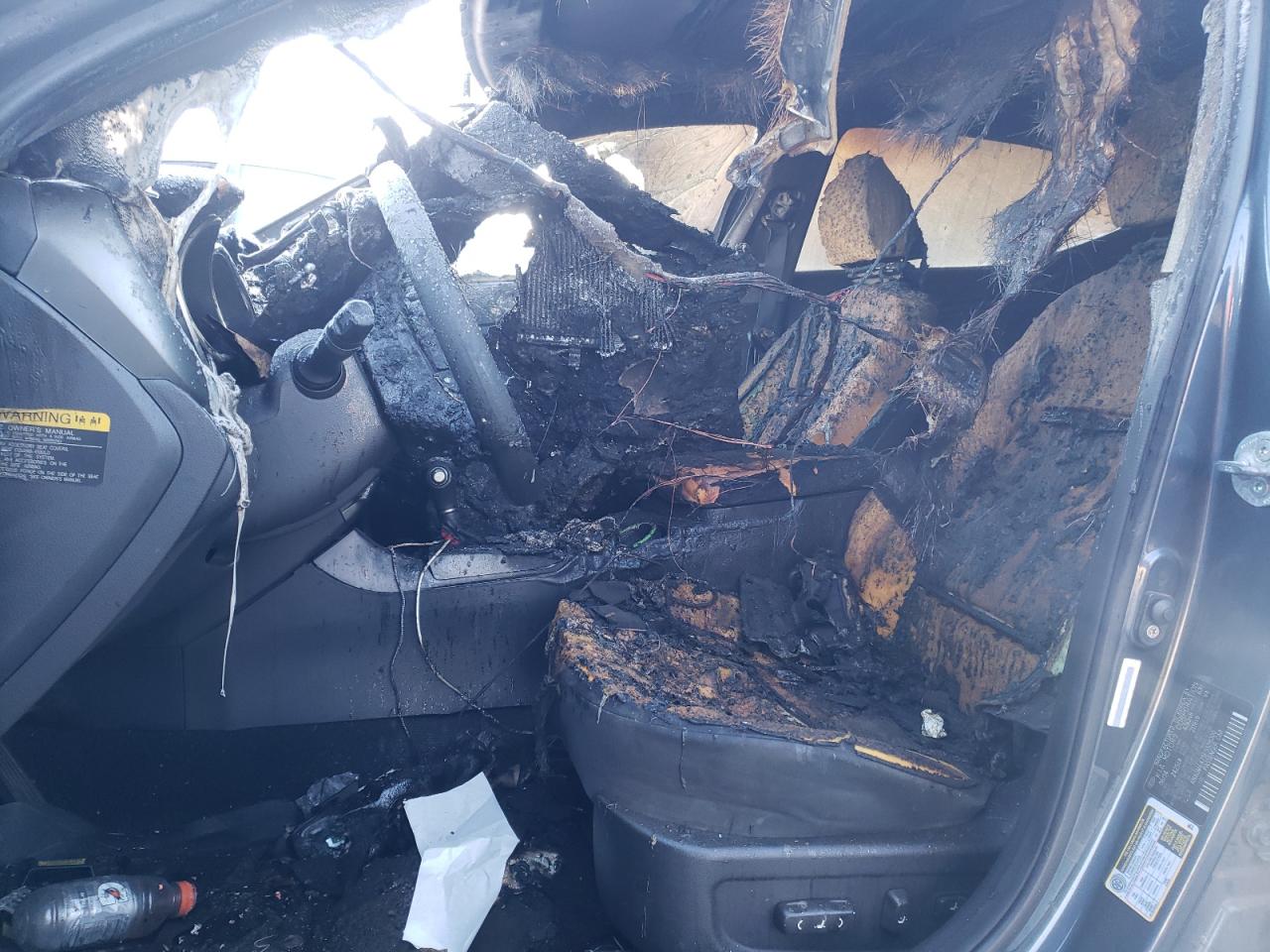 2015 KIA Optima VIN KNAGM4A75F5538000 Copart auction photo, burn - interior / all over damage thumbnail 7