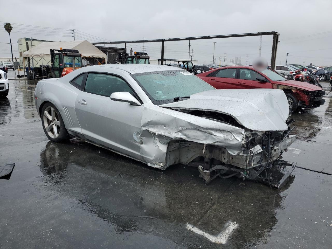2013 Chevrolet Camaro VIN 2G1FK1EJ3D9213010 Copart auction photo, front end / undercarriage damage thumbnail 4