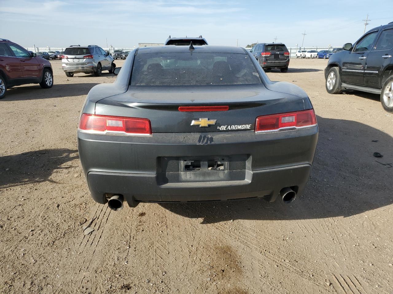 2014 Chevrolet Camaro VIN 2G1FE1E38E9320970 Copart auction photo, front end / hail damage thumbnail 6