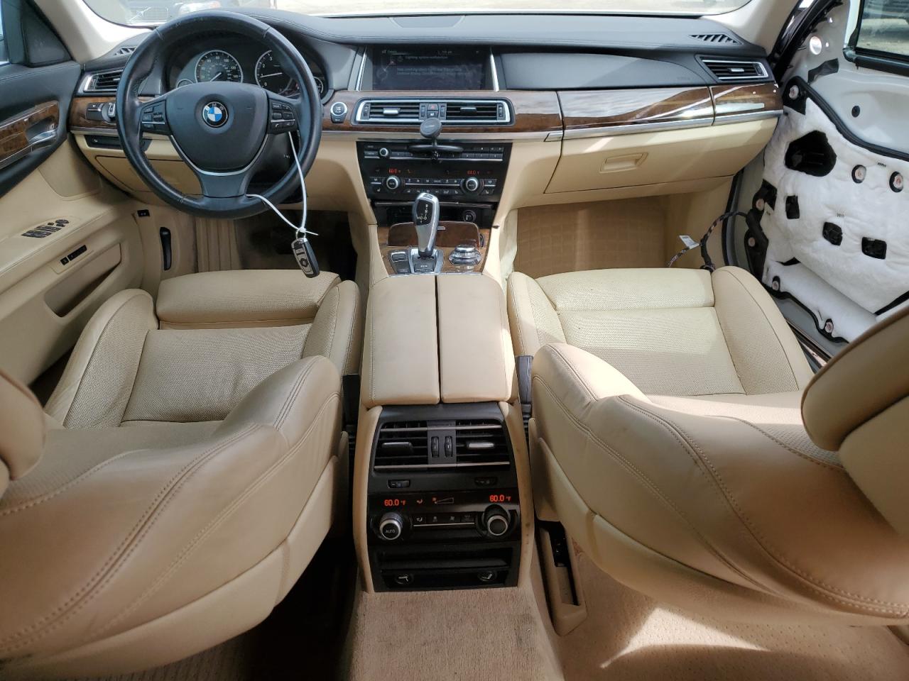 2013 BMW 7er VIN WBAYA6C58DC995137 Copart auction photo, all over damage thumbnail 8