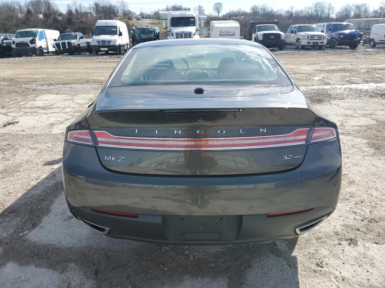2016 Lincoln MKZ VIN 3LN6L2JK9GR618890 Copart auction photo, side / undercarriage damage thumbnail 6