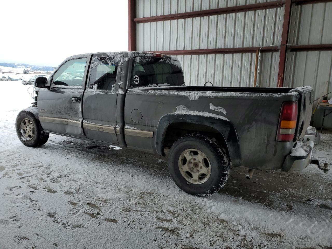 2000 Chevrolet Silverado VIN 1GCEK19T9YZ247995 Copart auction photo, front end / mechanical damage thumbnail 2
