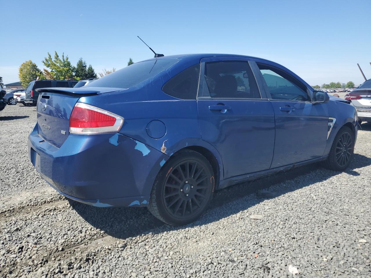 2008 Ford Focus VIN 1FAHP35N58W208166 Copart auction photo, front end damage thumbnail 3