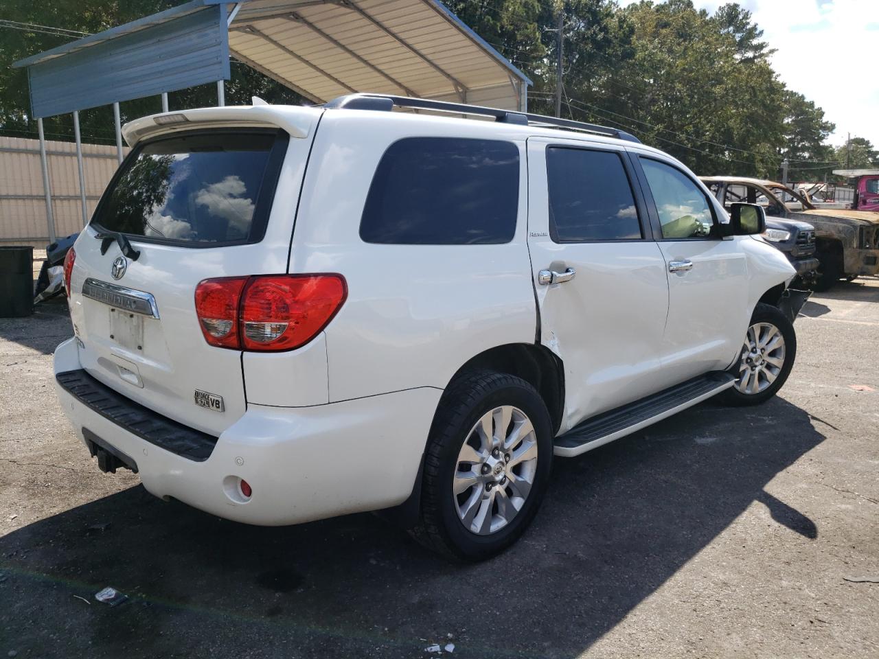 2010 Toyota Sequoia VIN 5TDYY5G15AS024882 Copart auction photo, side damage thumbnail 3