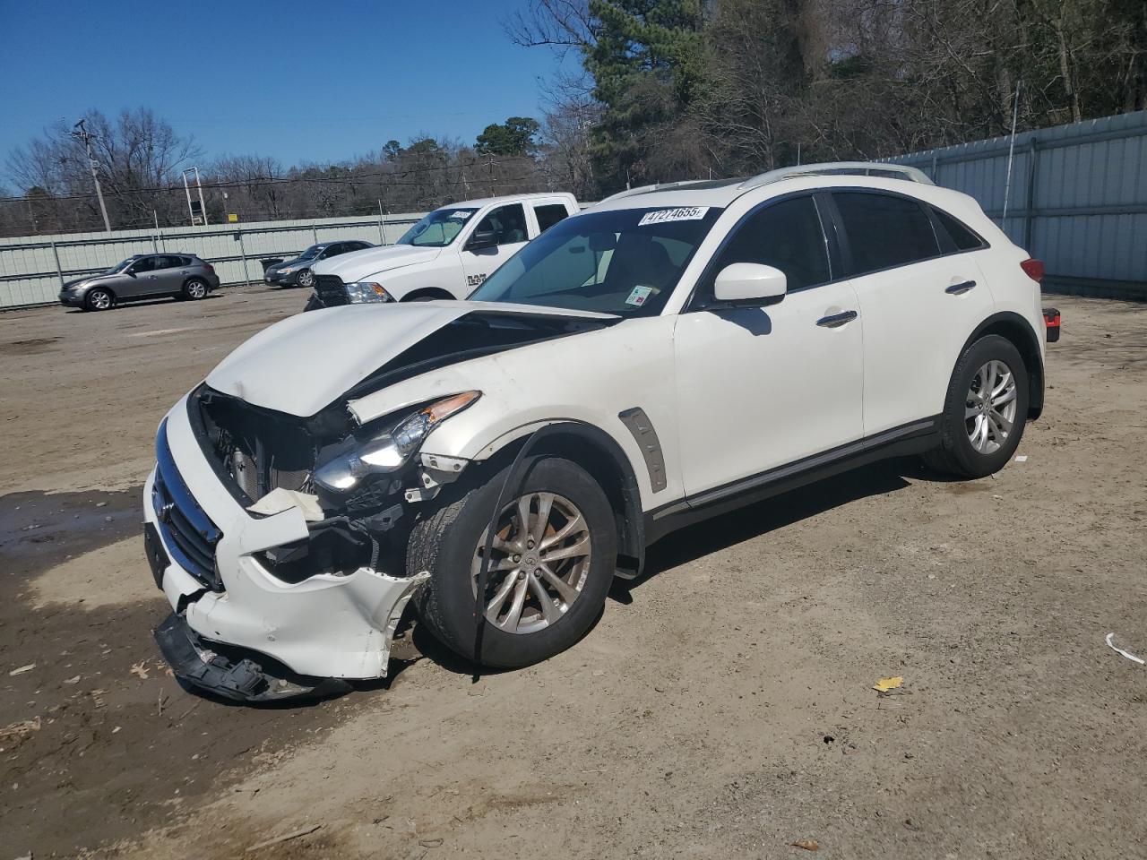 2012 Infiniti FX VIN JN8AS1MU8CM121040 - Copart auction photo