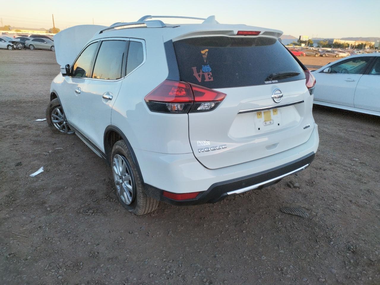 2020 Nissan Rogue VIN JN8AT2MT8LW032020 Copart auction photo, front end / mechanical damage thumbnail 3