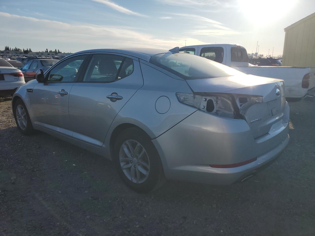2013 KIA Optima VIN 5XXGM4A74DG211356 Copart auction photo, rear end damage thumbnail 2
