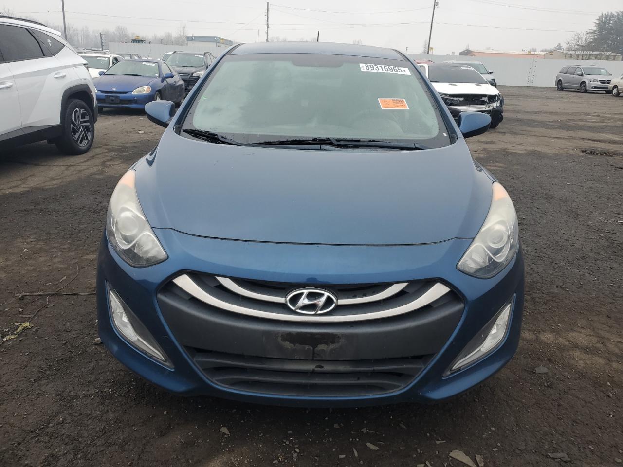 2014 Hyundai Elantra VIN KMHD35LH1EU166160 Copart auction photo, side damage thumbnail 5
