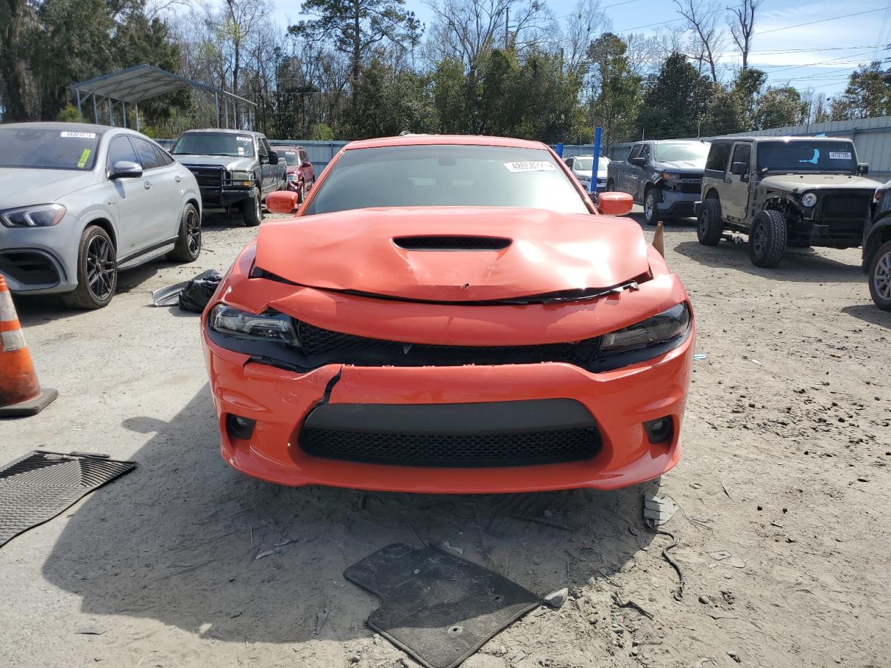 2019 Dodge Charger VIN 2C3CDXHG9KH578807 Copart auction photo, front end damage thumbnail 5