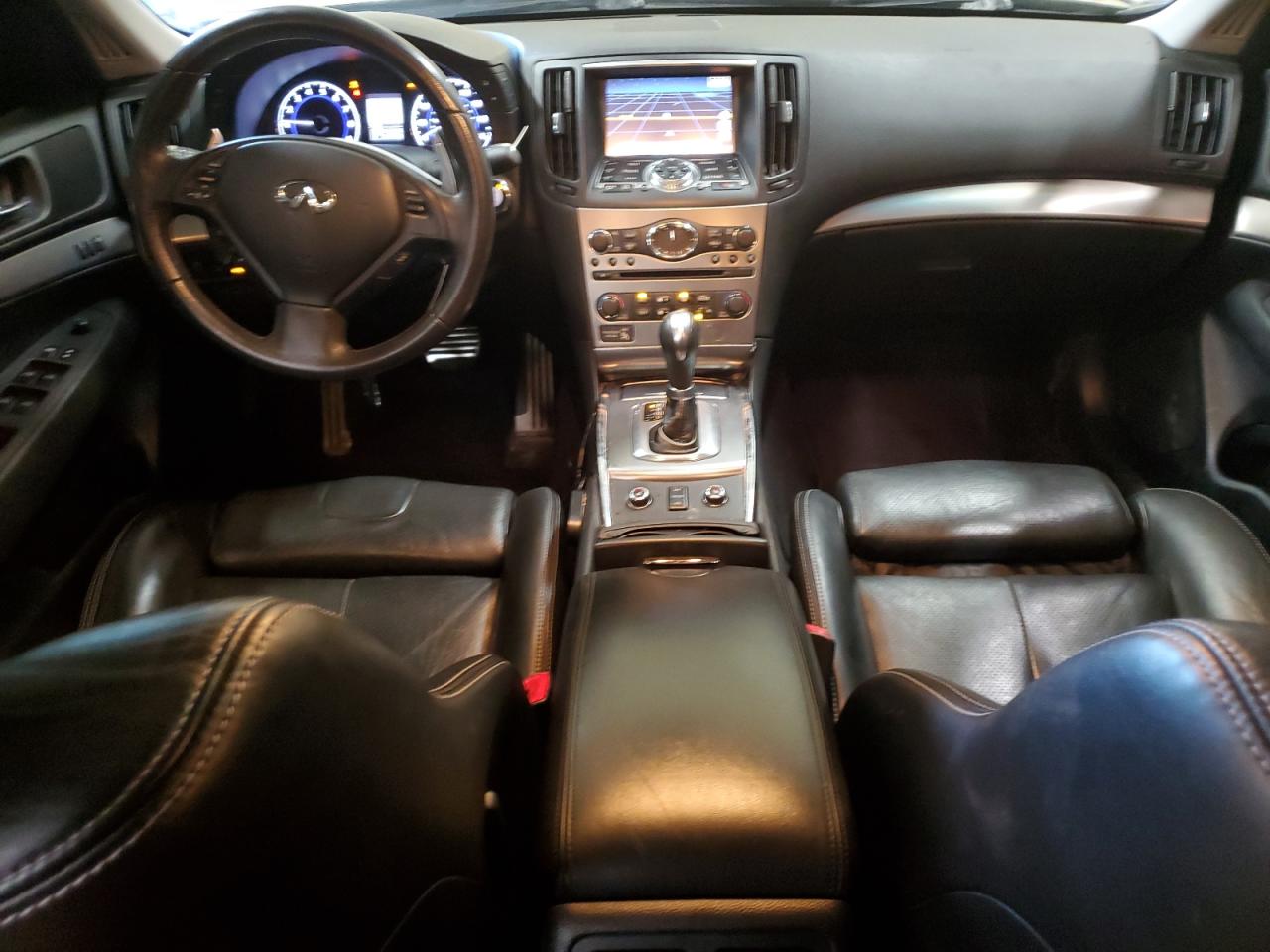 2011 Infiniti G VIN JN1CV6AR4BM357064 Copart auction photo, front end / side damage thumbnail 8