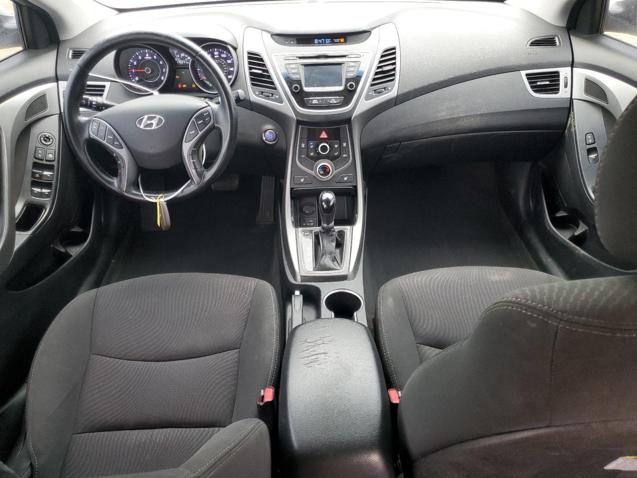 2016 Hyundai Elantra VIN 5NPDH4AE3GH692571 Copart auction photo, side damage thumbnail 8