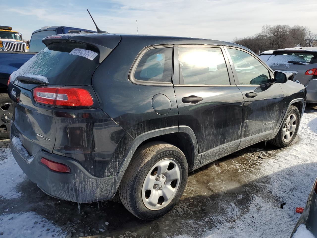 2014 Jeep Grand Cherokee VIN 1C4PJLAB1EW104790 Copart auction photo, front end damage thumbnail 3