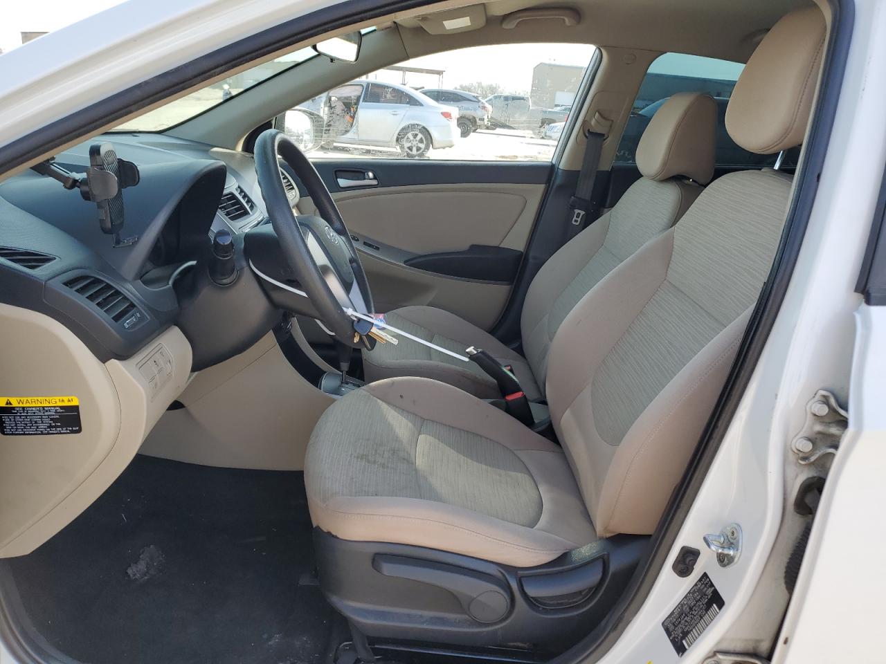 2017 Hyundai Accent VIN KMHCT4AE8HU364107 Copart auction photo, front end damage thumbnail 7